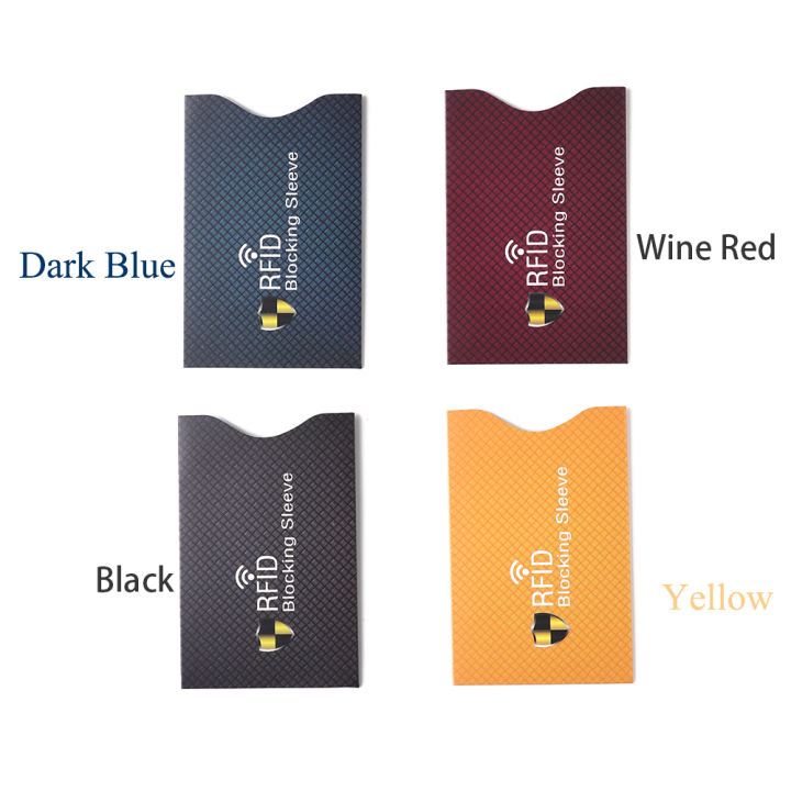5PCS%20Safety%20Credit%20Cards%20Bank%20Aluminium%20RFID%20Blocking%20Card%20Holder%20Protect%20Case%20Cover%20Sleeve%20Wallet%20-%20Image%205