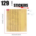 129 Pcs Circuit Breaker Box Labels Conspicuous Identification Weatherproof Fuse Box Stickers For Home Office Electrical Panels Gonghpng.