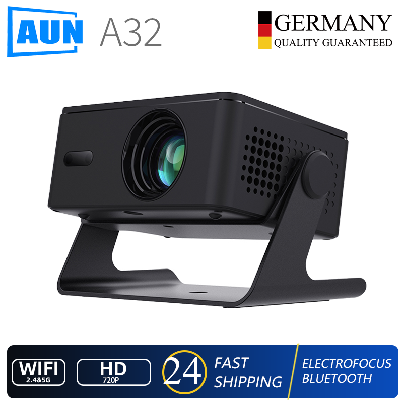 AUN A32 MINI Projector Bracket Home Theater Portable LED Projector WIFI Mirror
