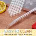 Stainless Steel Straw Cleaning Brush - 100 mm & 200 mm. 