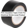 PVC Tape 2 Inch BLACK Bangladeshi Electrical PVC Insulating Tape Width 2 Inch 50mm 5M Length PVC Insulation Tape For Insulating Reinforcing Cables. 