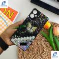 For Tecno Spark 9T / Tecno Spark 9T PRO Phone Case Butterfly 3D Cute RhinestonesBling Glitter Style Stylish Thin Flexible Girl Women Ladies Case for Tecno Spark 9T Back Cover.