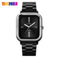 SKMEI Watch for Men Luxury Square Quartz Stainless Steel Waterproof Luminous Top Brand Mens Wristwatch Relogio Masculino 2275. 