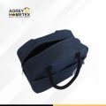 Lunch Carry Bag, Denim Fabric, Blue, (10.5″x8.5″x5″). 
