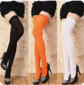 Japanese Style Women Stockings Candy Color Breathable Absorbing Sweat Anti-slack Casual Thigh High Over Knee High Socks Girls Female Long Knee Sock 1Pcs. 