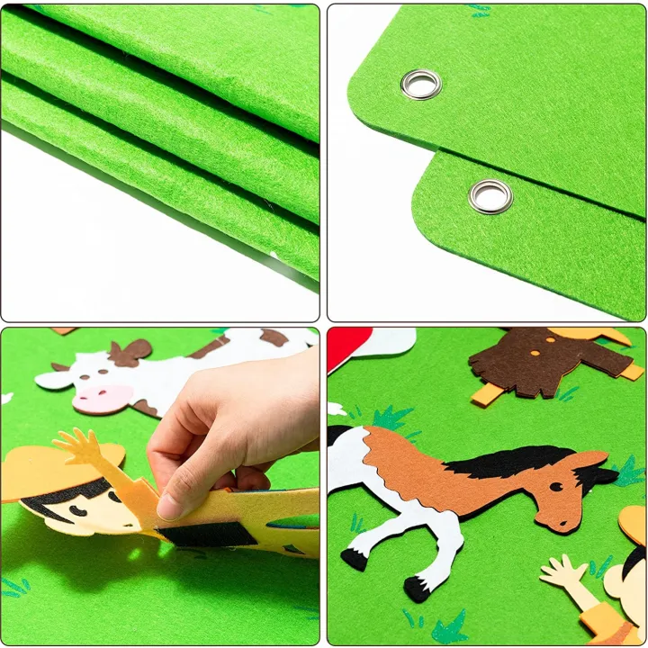 Kids%20DIY%20Felt%20Board%20Toys%20Montessori%20Story%20Board%20Ocean%20Farm%20Insect%20Animal%20Cartoon%20Pattern%20Wall%20Decoration%20Baby%20Early%20Learning%20Toy%20-%20Image%204