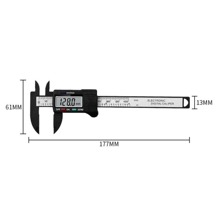 Stainless Steel Digital Caliper 6 Inch 150mm Metal Measuring Instrument Vernier Calipers Measuring Tool Messschieber paquimetro-0-100mm A