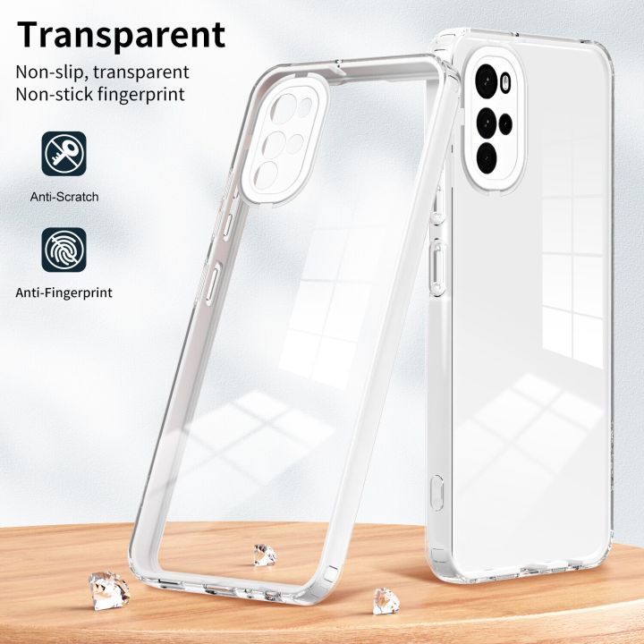 Transparent%20Phone%20Case%20For%20Motorola%20Moto%20G22%20Soft%20TPU%20Shockproof%20Casing%202%20in%201%20Candy%20Colors%20Clear%20Silicone%20Back%20Cover%20-%20Image%203