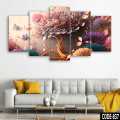 5Pcs In 1 Set Wall Canvas Art printing. 