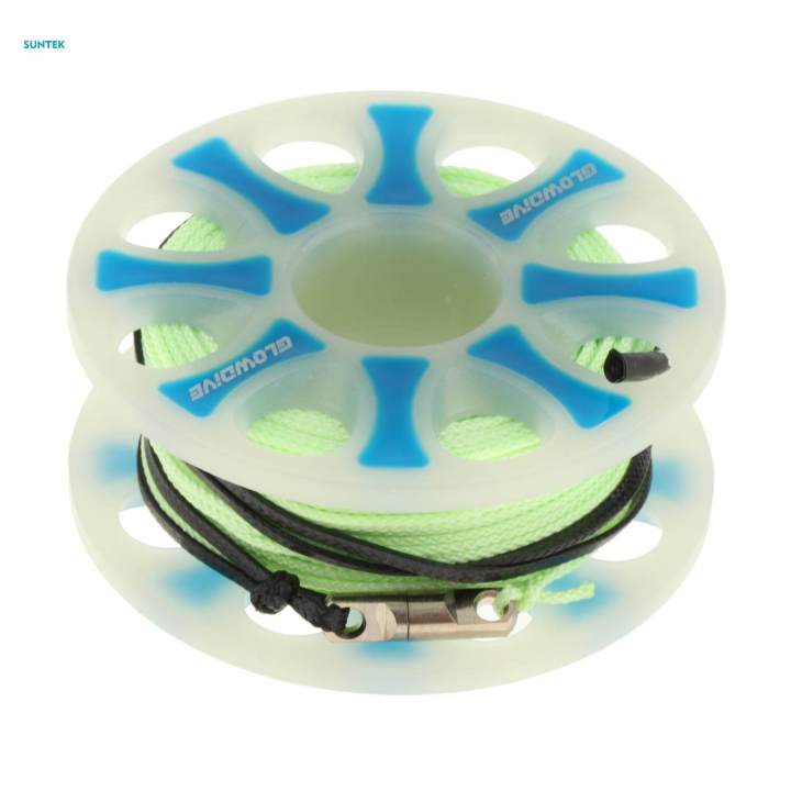 Luminous%20Scuba%20Diving%20Finger%20Reel%20Spool,%20Wreck%20Cave%20Finger%20Spool%20Reel%20with%20Stainless%20Steel%20Snap%20Bolt%20Clip%20and%2030M/100ft%20High%20Visibility%20Line%20-%20Image%207