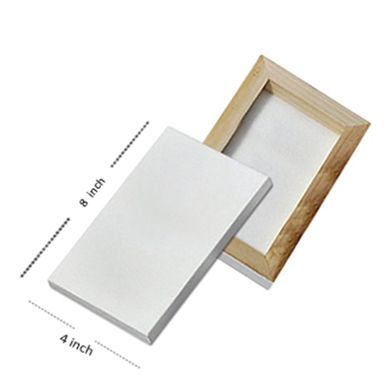 white premium canvas 4x8 inchi 1 pes set