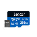 Lexar High-Performance 633x 256GB microSDHC/microSDXC UHS-I Memory Card with High Transfer Speed - Fast Video Capture - Feature A1/A2 Class. 