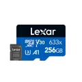Lexar High-Performance 633x 256GB microSDHC/microSDXC UHS-I Memory Card with High Transfer Speed - Fast Video Capture - Feature A1/A2 Class. 