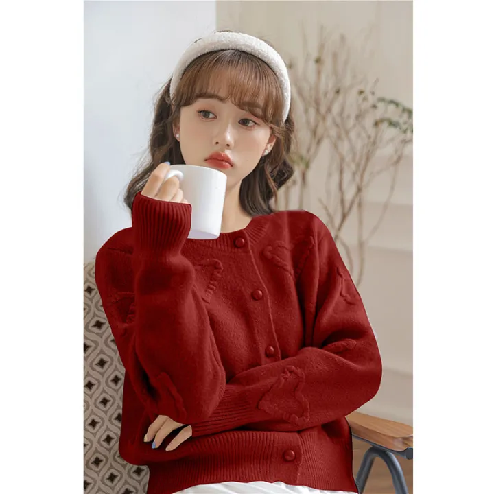 Fresh%20Sweet%20Purple%20Sweater%20Coat%20for%20Women%20Autumn%20and%20Winter%20New%20Gentle%20Western%20Style%20Student%20Knitted%20Cardigan%20-%20Image%205