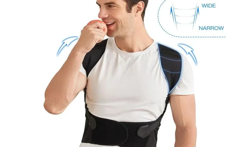 Posture Corrector Women and Men Adjustable Shoulder Posture Brace Back Straightener Prevent Slouching Relieve Pain