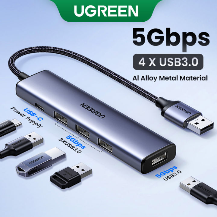 UGREEN USB HUB Type C to 4 USB 3.0 HUB USB to Type C Adapter 5G For Macbook Pro Air M1 PC Laptop Accessories USB C HUB Splitter