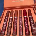 HANDAIYAN 6 Colors Long Lasting Velvet Lips Tint Liquid Lipsticks Waterproof Non-Stick Cup Lipgloss Gift Set (A). 