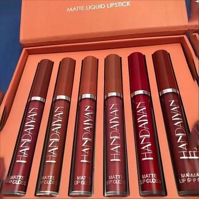HANDAIYAN%206%20Colors%20Long%20Lasting%20Velvet%20Lips%20Tint%20Liquid%20Lipsticks%20Waterproof%20Non-Stick%20Cup%20Lipgloss%20Gift%20Set%20(A)%20-%20Image%206