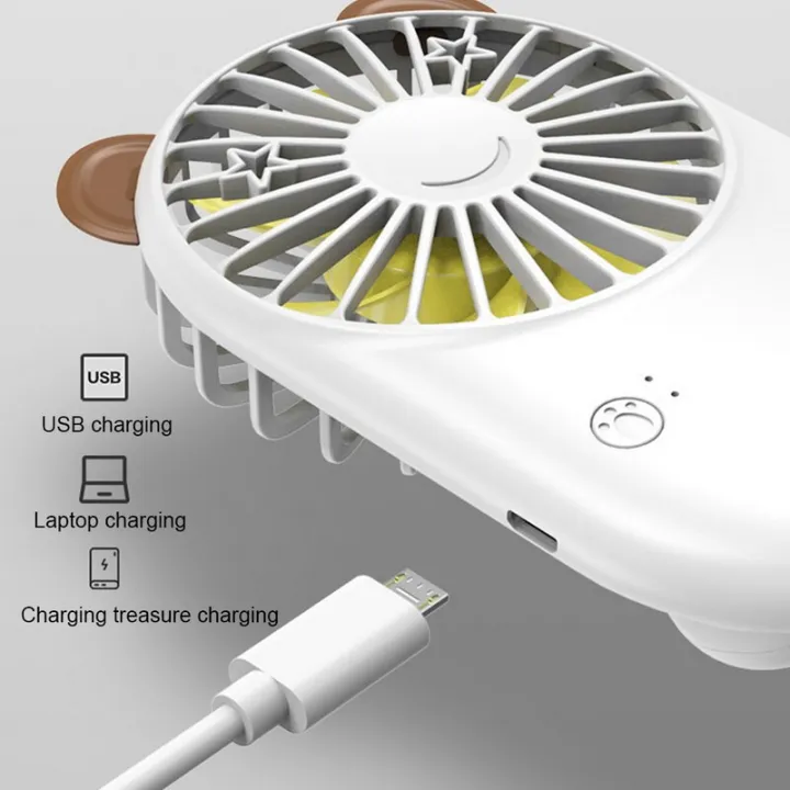 Mini Pocket Fans USB Charge Mini Hold Fans Student Outdoors Bring ...