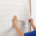 3D Foam Wallpapers Self-Adhesive, Waterproof, Soundproof, XPE Material, 28x30inch for Home and Office Décor.