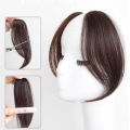 【Top Picks】 1Pair Middle Part Bangs Fringe Synthetic Hairpiece Clip-In Layor. 