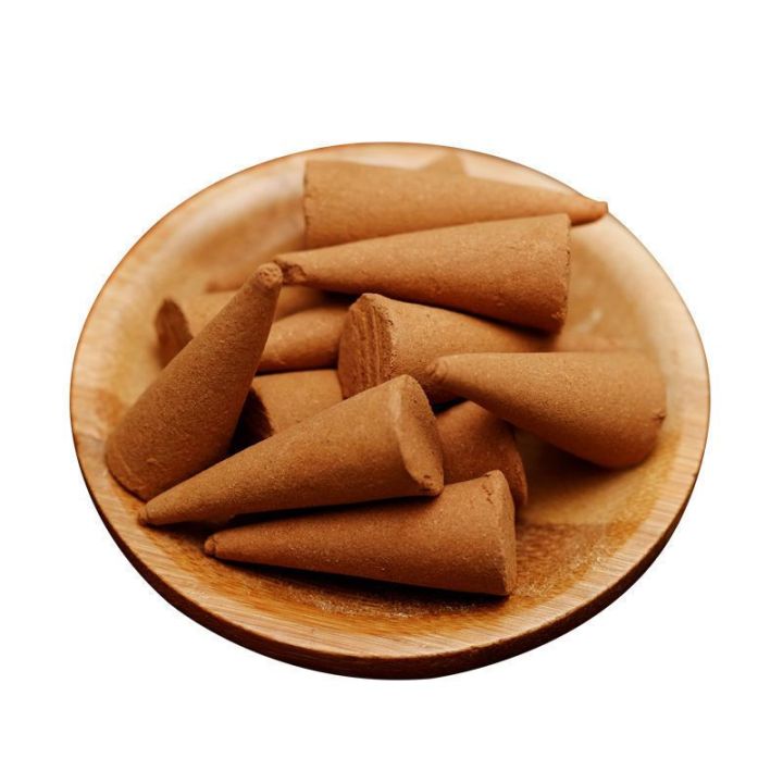 Sandalwood White Sandalwood Worship Cone Incense Household Soothing Cone Incense Indoor Air Purification Deodorant Aromatherapy