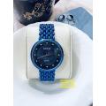 MBG GUCC Round Joss Steeliness Steel Watch For Women Silver& White.