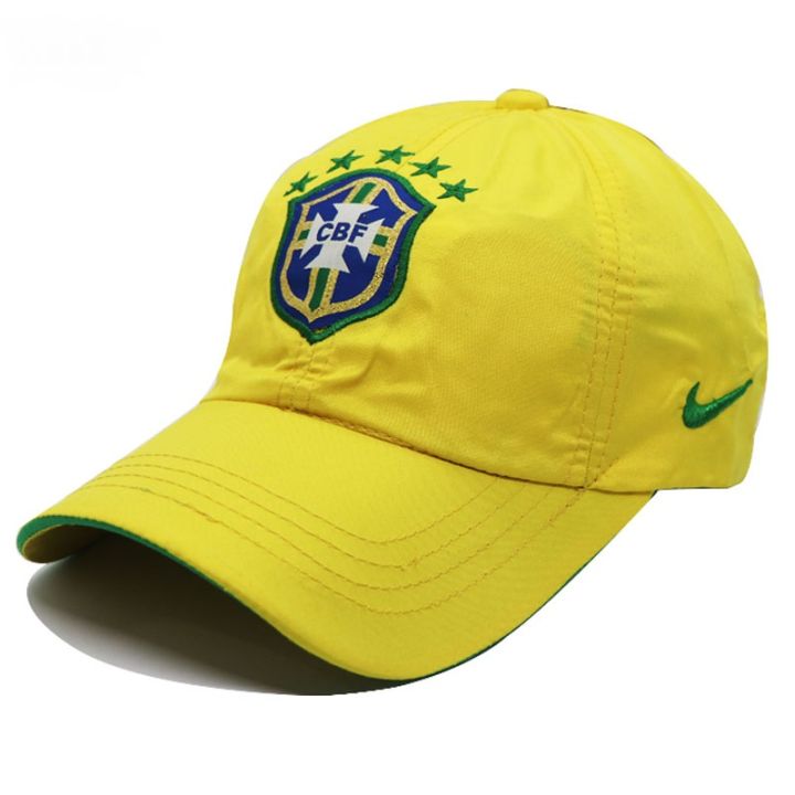 BRAZIL FOOTBALL FANS SUPPORTERS CAP UNISEX FREE SIZE