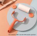 Global Tearable Hair Sticker Roller Felt Sticky Paper Pet Sticky Roller Household Clothes Hair Remover Roller Brush. 