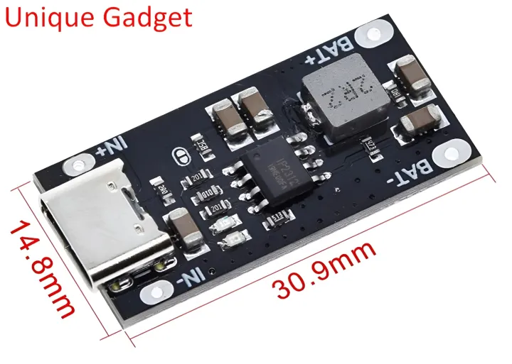 18650%20Lithium%20Battery%20Charge%20Module%205V%20to%204.2V%203A%20Lithium%20Battery%20Fast%20Charging%20PCB%20Board%20with%20Type%20C%20Input%20-%20Image%203