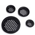 Round Ventilation Grille Cabinet Air Vent Hole Grille 35mm 30 Pieces Black for Bathroom Cabinet Wardrobe Shoe Cabinet.
