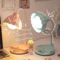 insDesk Lamp Learning Special Dormitory Writing Homework Plug-in Bedroom Romantic Fashion Children Girl Desk Eye-Protection Lamp. 