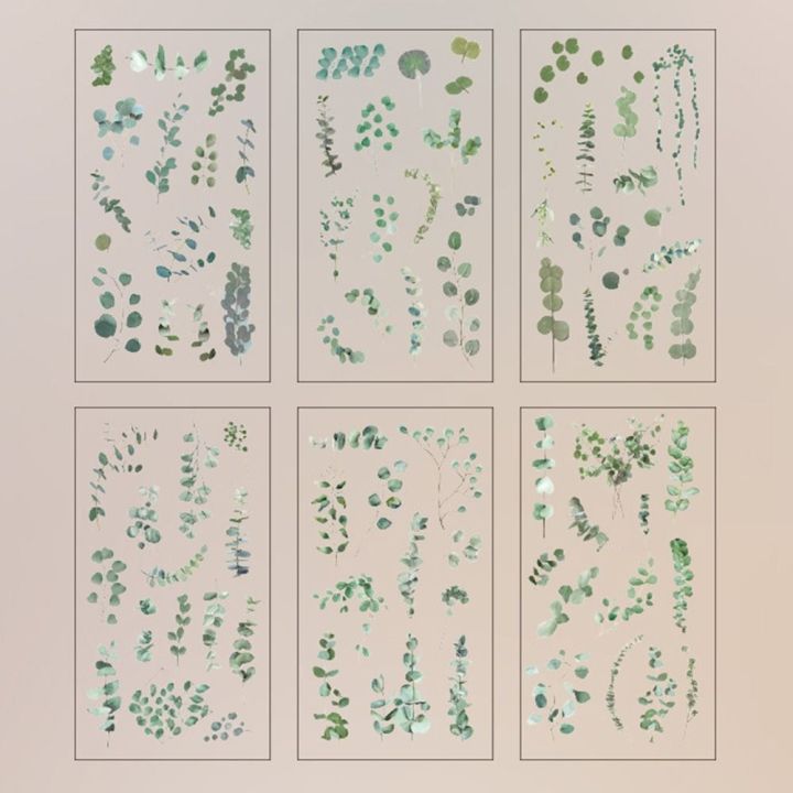 6%20pcs/pack%20Adhesive%20PVC%20Plant%20Flower%20Sticker%20Journal%20Supplies%20DIY%20sticker%20Vintage%20Transparent%20Flower%20Stickers%20Waterproof%20Clear%20PET%20Scrapbook%20Stickers%20Album%20-%20Image%208