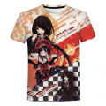 Newest Anime Date a Live 3D Printed T Shirt Men Women Summer Fashion Cool Casual Harajuku T Shirts Streetwear Short Sleeve Tops. 