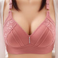 Gathered bra beautiful back bra light bra breathable bra soft bra comfortable bra seamless bra. 