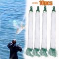 1/2/3/5/10 Pcs Fishing Net Fish Mesh Trap Monofilament Gill Net Netting Outdoor Fishing Tackle.
