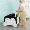 Wooden Baby Push Cart Push and Pull Stand Multifuctional Push Toy Shopping Cart for. 