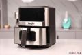 Sonifer SF-1018 new kitchen high quality 1500W with visual window digital led display electric air fryer 6 litres.