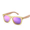RAVENISA Wooden Kids Sunglasses Wood Sun Glasses For Boy Girl Children Polarized Cute Blue Mirror Eyewear Oculos Gafas De Sol. 