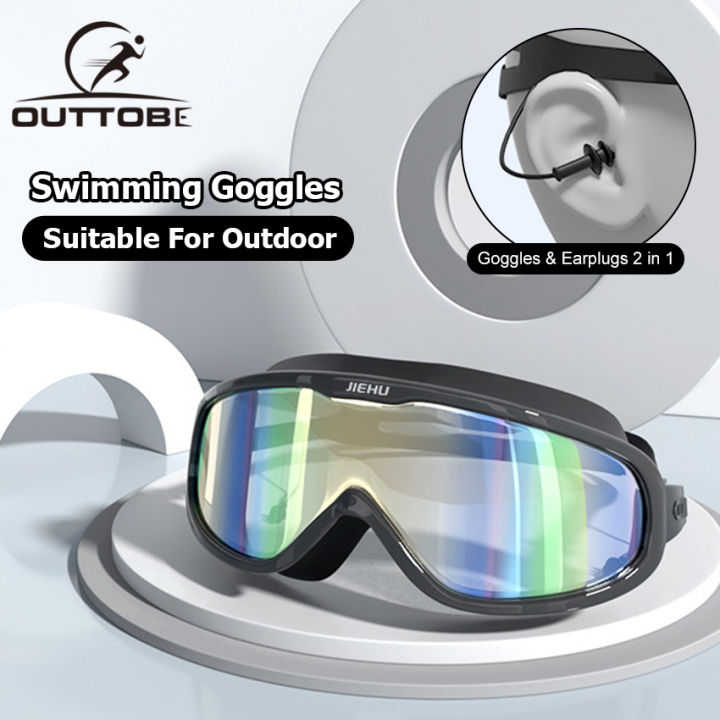 Outtobe%20Ad-ult%20Swimming%20Goggles%20Large%20Frame%20with%20ear%20plug%20Waterproof%20Anti%20Fog%20Swim%20Glasses%20-%20Image%209