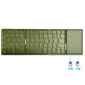 B089T fold Folding Bluetooth with Touch Keyboard Lightweight and Portable Three System Universal.
