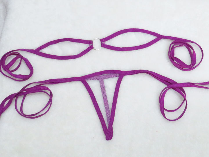 Women Micro Mini Bikini Underwear G-sthappyring Bra Swimwear High Quality Swimwear