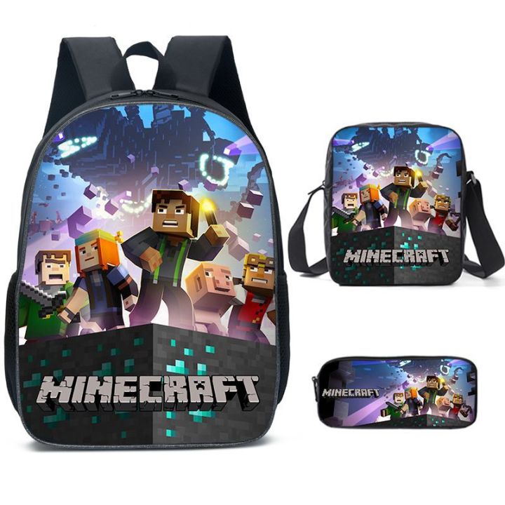 MINECRAFT%20ELEMENTARY%20SCHOOL%20STUDENT%20SCHOOL%20BAG%20MINECRAFT%20GAME%20PERIPHERAL%20BACKPACK%20ONE%20PIECE%20DROPSHIPPING%20-%20Image%204