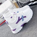 Sneakers women's ins tide 2024 spring new versatile korean version of daddy shoes student thick-soled casual little white shoes. 