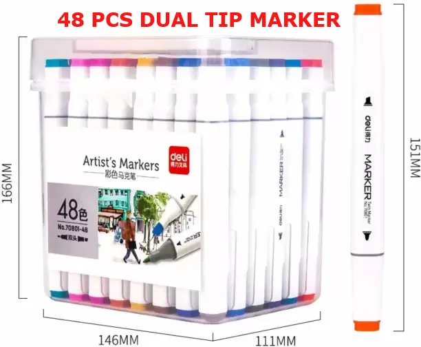 Deli%20E70803-48%20Dual%20Tip%20Sketch%20Markers%20%E2%80%93%2048%20Colors,%20Brush%20&%20Chisel%20Tip%20Art%20Markers%20for%20Painting,%20Sketching,%20Calligraphy,%20Drawing%20&%20Coloring%20-%20Image%205