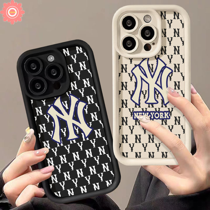 For Realme Note 50 11 C25 C55 C21Y C53 C15 C25Y C21 C35 C51 C31 C30 C17 C33 C12 C20A C11 C20 8i 6i 9i 5i 7i 5s Narzo 20 50 Simple English Letter New York Angel Eye Cover