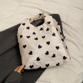 Lace flowers, dopamine vest, armpit bag, Korean makeup bag, shopping large capacity one shoulder. 