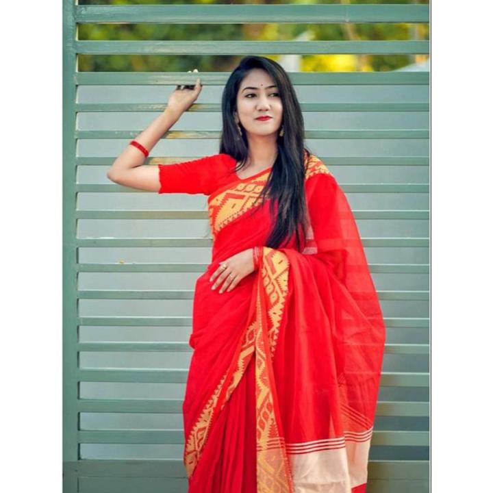 Cotton Saree Without Blouse