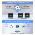 60A MPPT Solar Charger Controller 12V/24V/36V/48V MPPT Solar Controller Battery Charger Solar Panel Regulator with LCD Display 4 Load Operating Modes. 