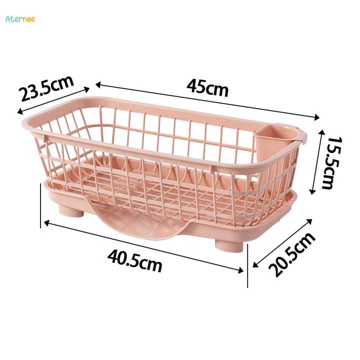 Cutlery%20Holder%20with%20Utensil%20Holder,%20Dish%20Drying%20Rack%20Counter%20Space%20Saving,%20Drip%20Tray%20over%20The%20Sink%20Dish%20Rack%20for%20Spoons,%20Chopsticks%20Plate%20Forks%20-%20Image%202